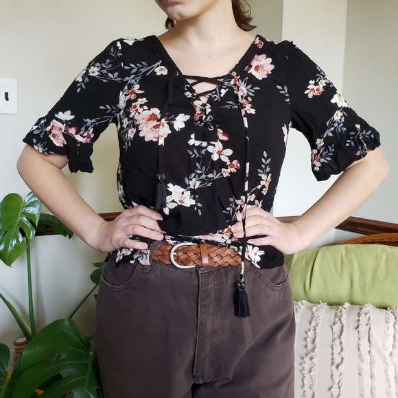 AEO floral top - Picture 1 of 4